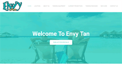 Desktop Screenshot of envytansalons.com